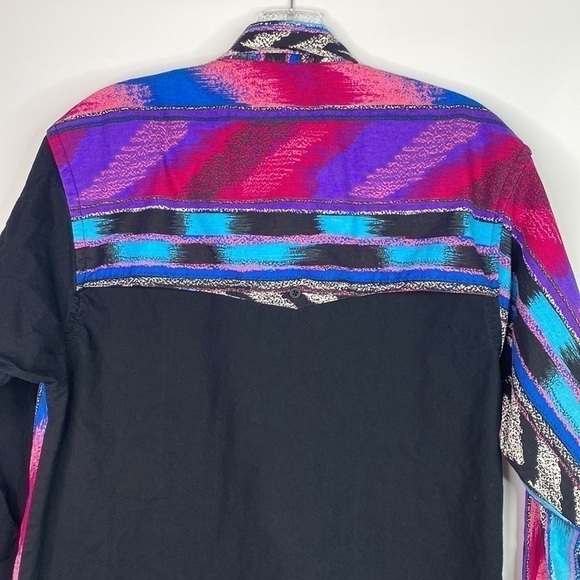 Vintage Ruddock Brothers Aztec Southwestern Button Up Shirt Medium - Picture 5 of 8